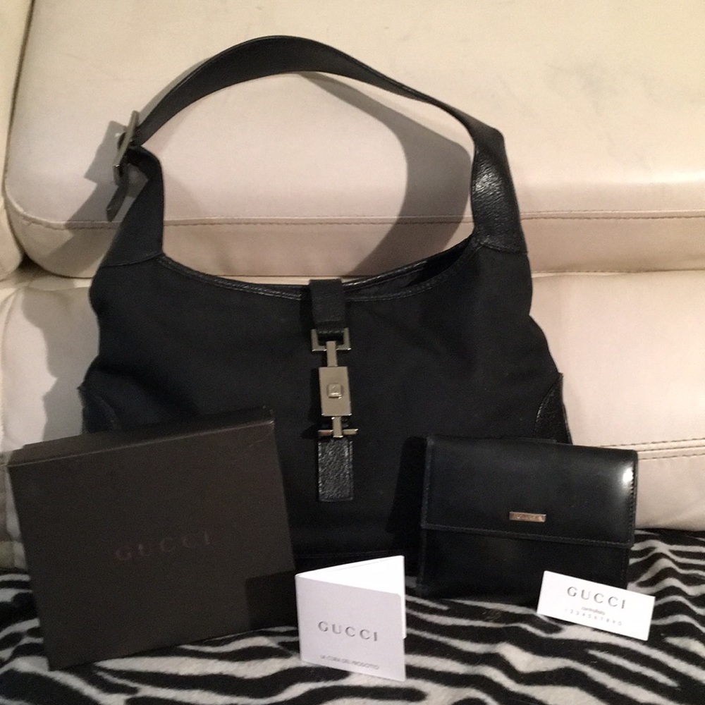 ⭐️👁Gucci Jackie o bag and wallet set⭐️👁